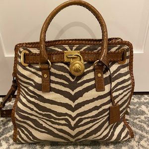 Michael Kors Zebra Hamilton Tote